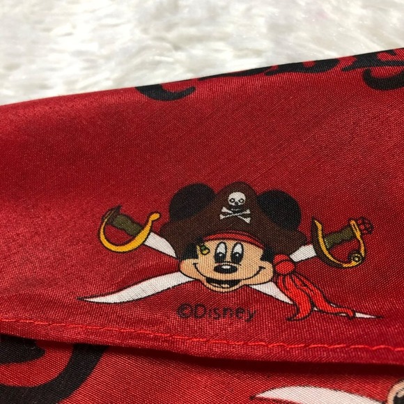 Disney Other - Disney Cruise Line Mickey Mouse Pirates of the Caribbean Headscarf Bandana
